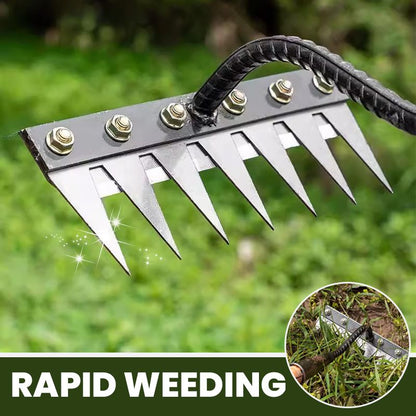 ✨Last day sale 49% OFF🐶5/6/7/8 Teeth Carbon Steel Garden Weeding Rake