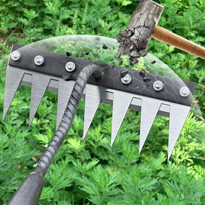 ✨Last day sale 49% OFF🐶5/6/7/8 Teeth Carbon Steel Garden Weeding Rake