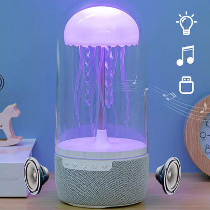 Jellyfish Mood Lamp with Bluetooth Speaker