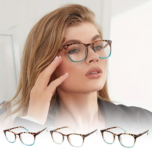 ✨HOT SALE 50% OFF✨Women's Sexy Leopard Print Anti-Blue Light Gradient Reading Glasses