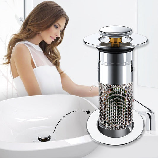 Universal Pop-up Sink Drain Filter（BUY 3 GET 2 FREE）