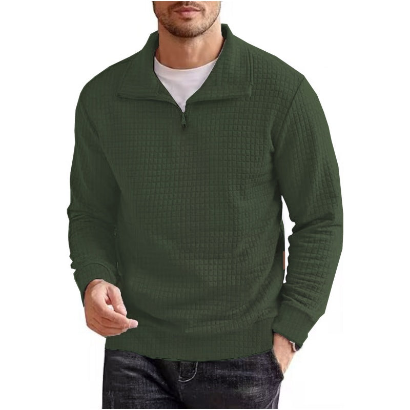 ✨New Arrival✨Men's Long Sleeve Quarter Zip Pullover Sweater