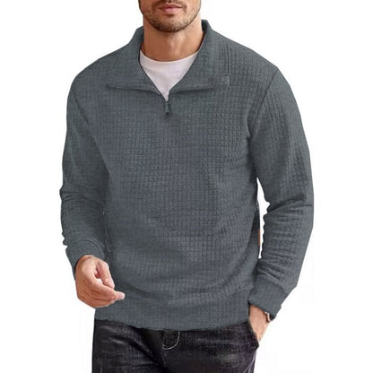 ✨New Arrival✨Men's Long Sleeve Quarter Zip Pullover Sweater