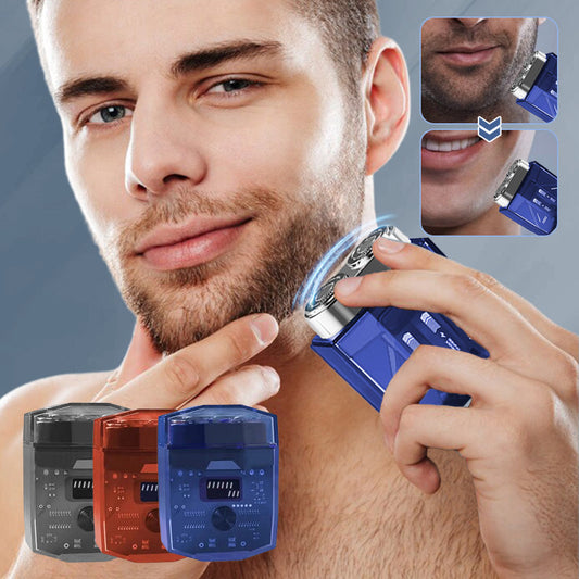 [best gift]Transparent Mini Electric Shaver with Low Noise