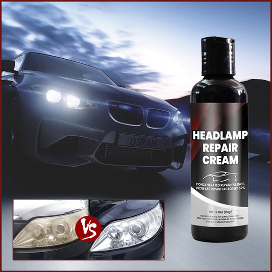 🔥Car Headlight Restoration Polish Cream