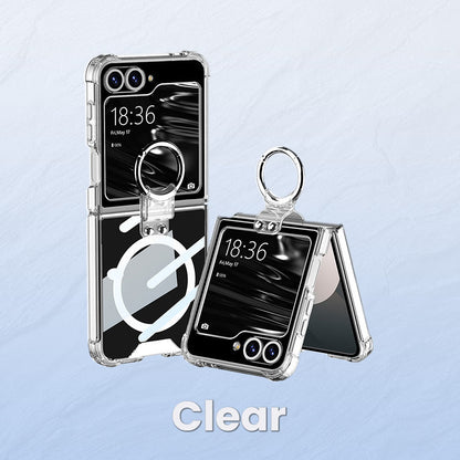 Clear Magnetic Phone Case with Ring Stand