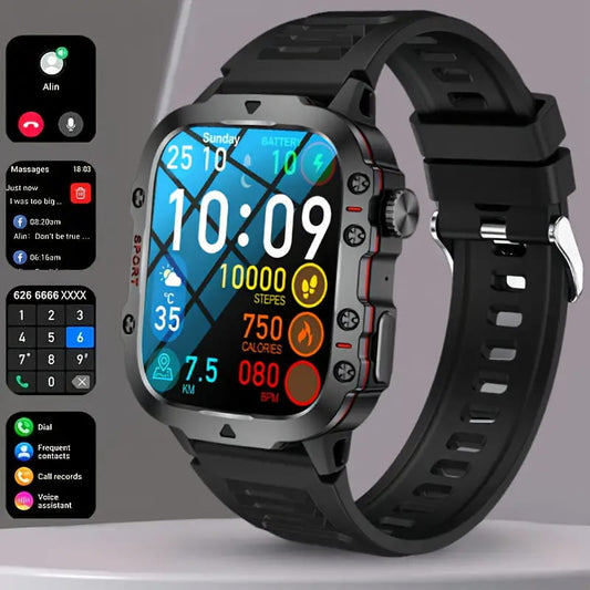 ⌚️Rugged Outdoor Smart Watch - 100+ Sports Modes