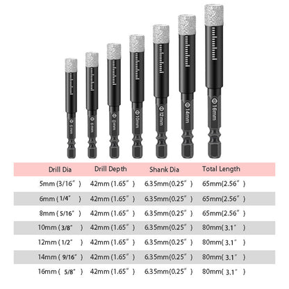 🔥50% OFF🔥Hex shank drill bits for marble/tile/stone🛠️